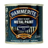 Hammerite Hammered Blue Paint 250ml Tin Paint